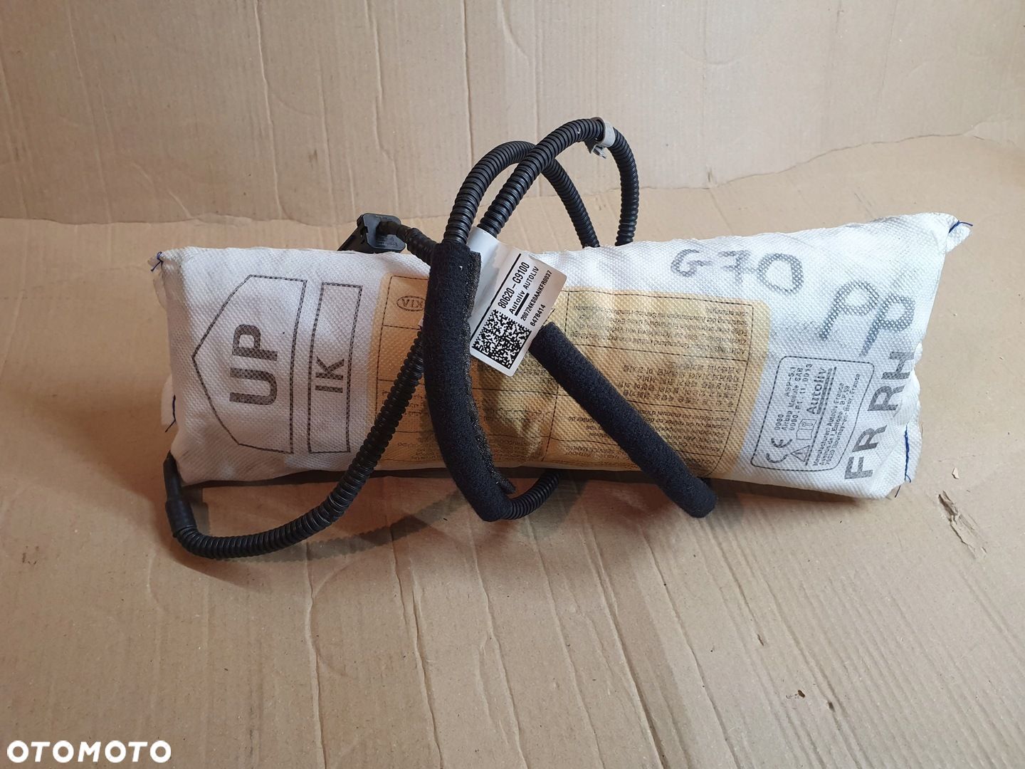 genesis G70 Poduszka fotela przód PRAWY oryginał airbag 80620-G9100 - 1