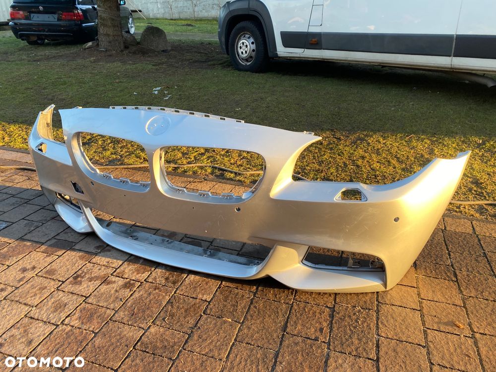 BMW F10 M-PAKIET ZDERZAK PRZOD SILVER ORG. - 2