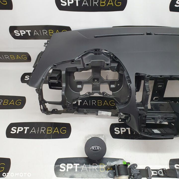 KIA VENGA DESKA ROZDZIELCZA KONSOLA KOKPIT PULPIT PODUSZKI AIRBAG AIR BAG PASY KIT SET - 3