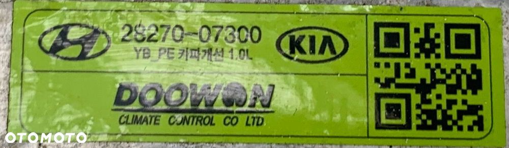 kia rio iv 22r 1.0 t-gdi chłodnica intercooler 28270-07300 - 6