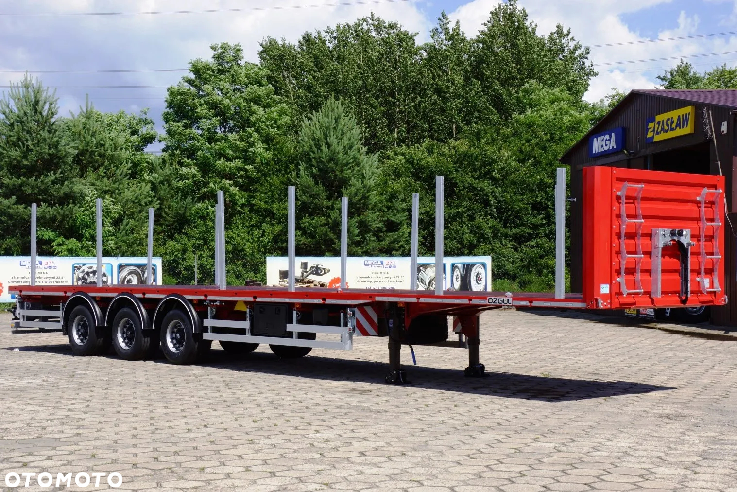Inny MEGA TRAILERS Platforma pod LOWDECK - siodło 950mm, osie BPW, kontenery ADR EX3 ! - 15