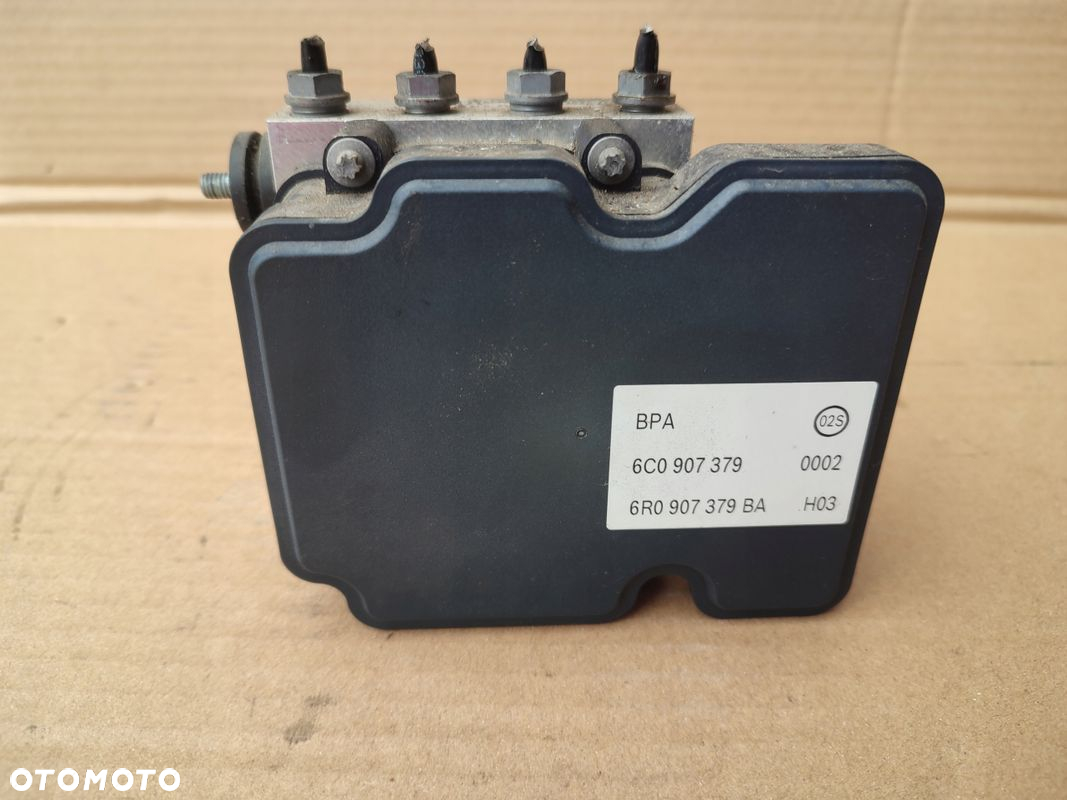 Pompa hamulcowa sterownik VW POLO V LIFT 130TYS PRZEBIEGU 6C0907379 EUROPA - 6