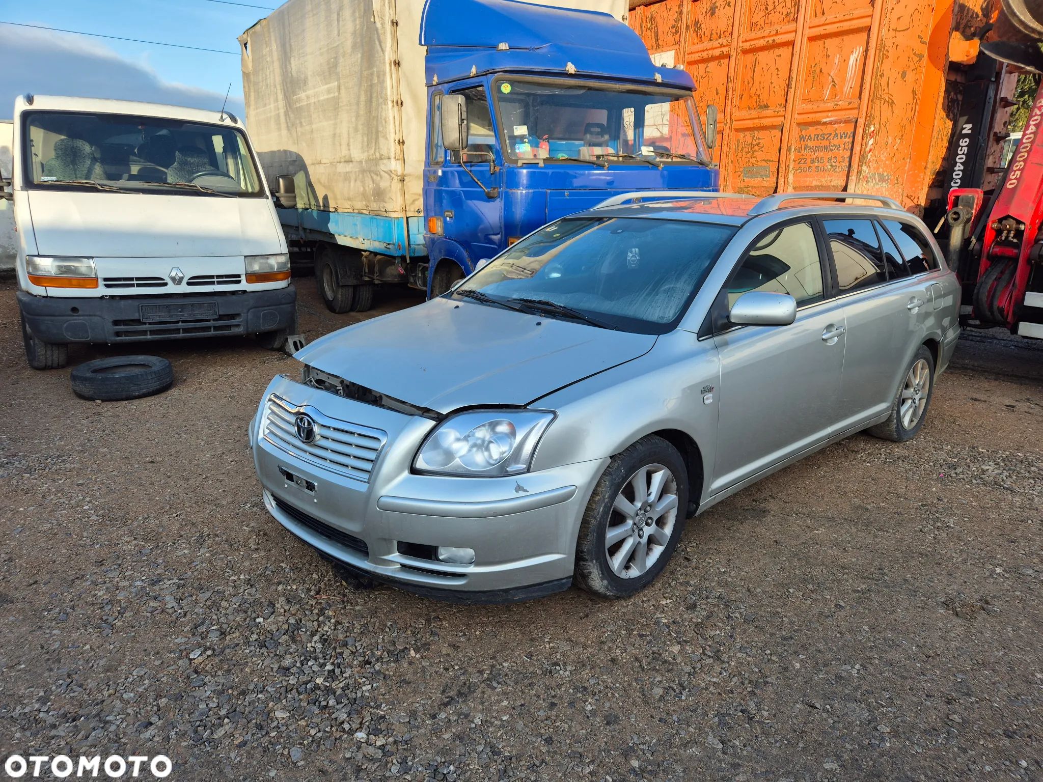 toyota avensis t25 silnik 2.0 d4d skrzynia sanki belka przód tył wahacz zacisk zwrotnica - 1