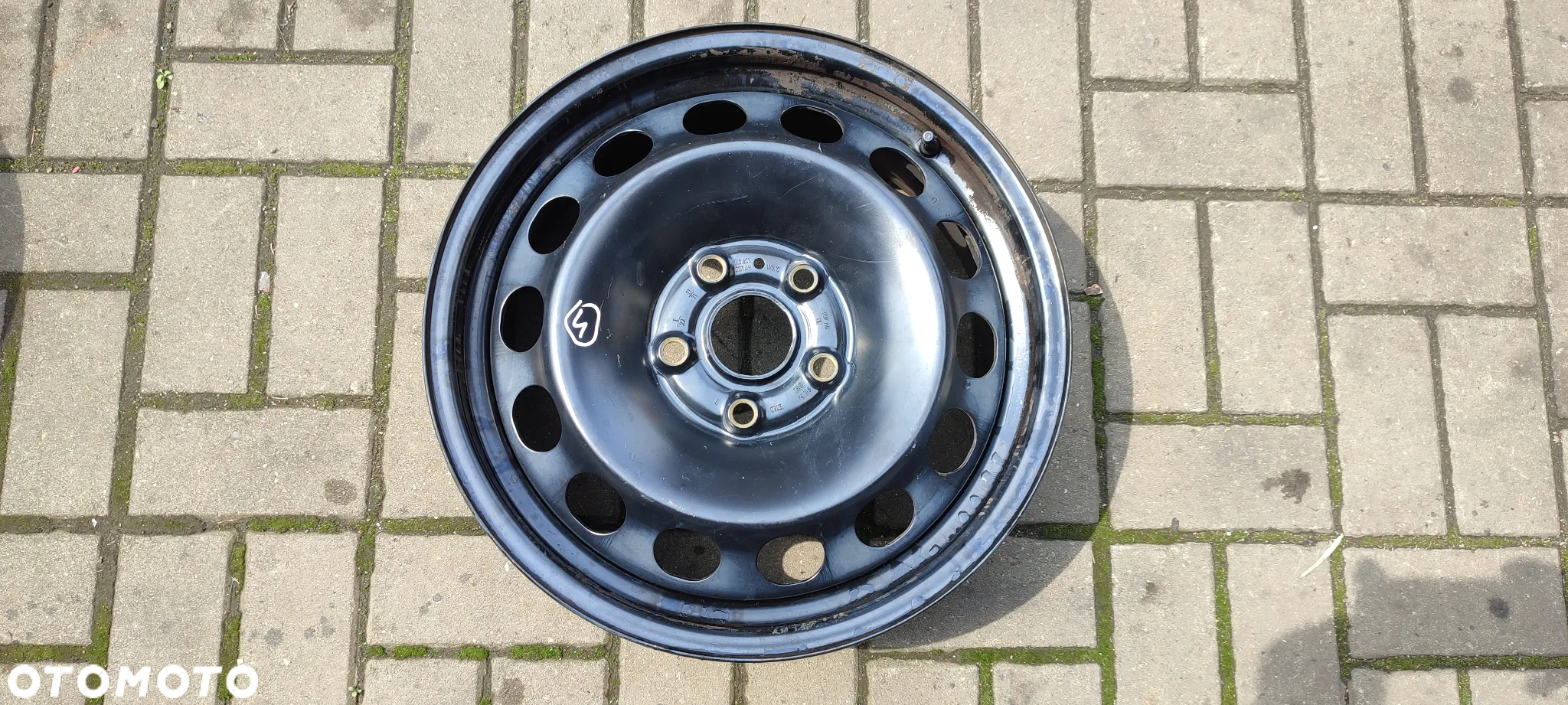 FELGI STALOWE 5x112 6.5Jx16 CALI ET50 VW GOLF VIICADDY TOURAN SKODA OCTAVIA SEAT TOLEDO ALTEA AUDI A3 4 SZTUKI KOMPLET - 5