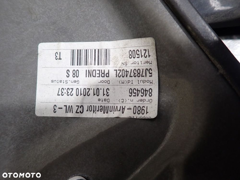 PODNOŚNIK SZYB PRAWY PRZÓD SKODA ROOMSTER PREMIA 1.4 5J7837402 - 4