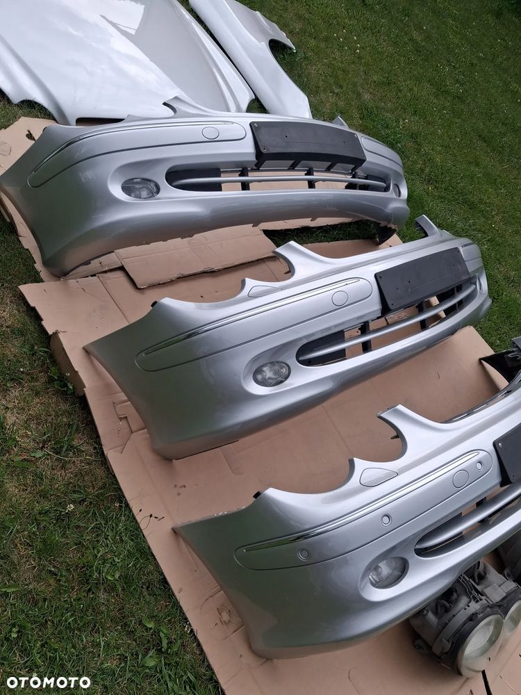 Mercedes W209 CLK maska zderzak błotniki lampy wzmocnienie przód lak 744 - 15