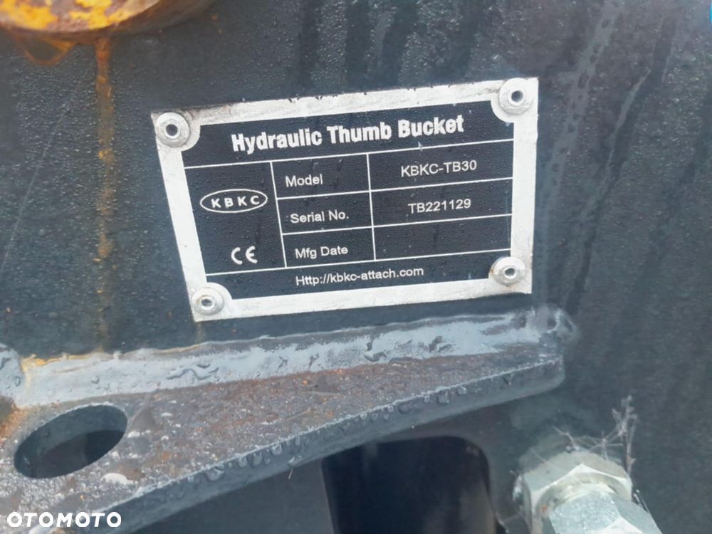 Łyżka z kciukiem do koparki pazur chwytak hak chwytający łapa dociskowa hydrauliczny NOWY - 15