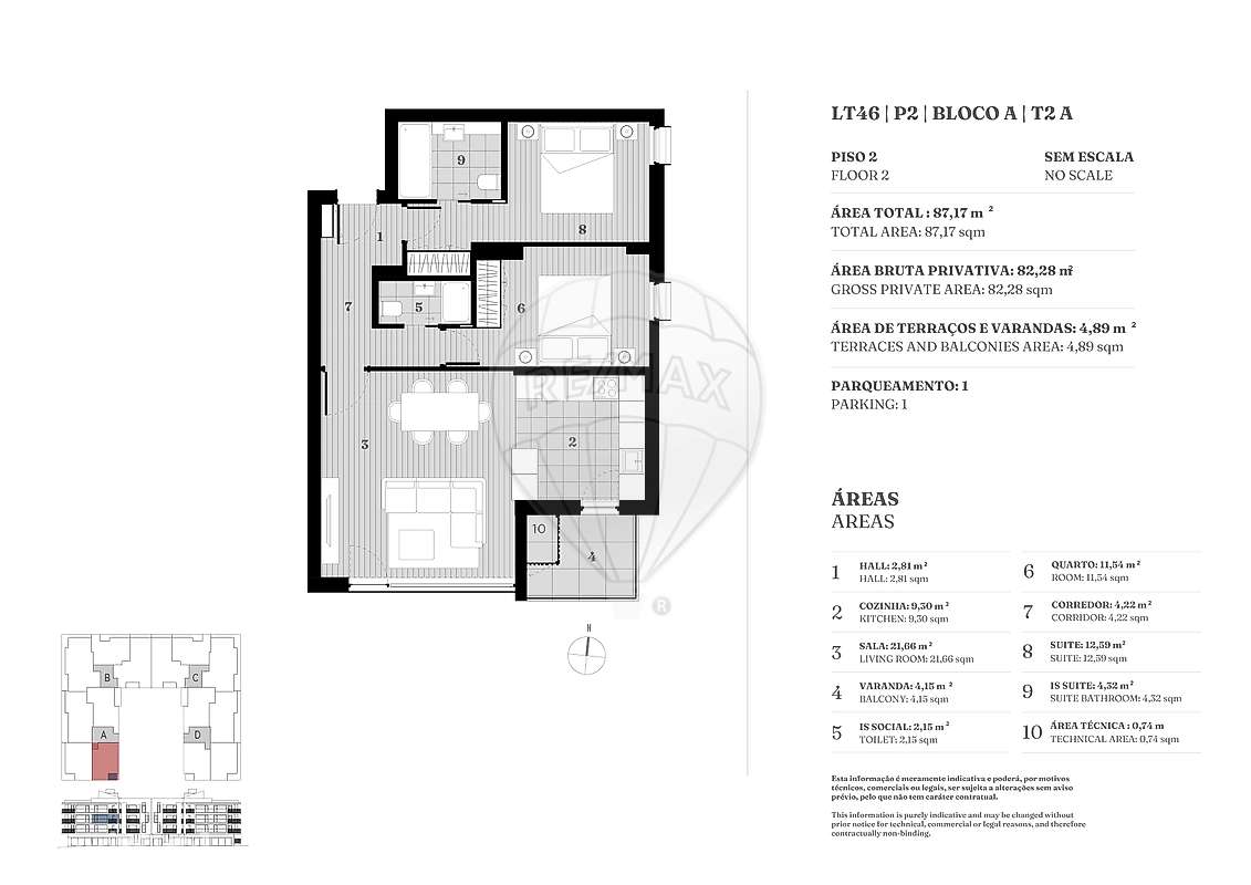 Apartamento T2 para venda - Grande imagem: 3/6