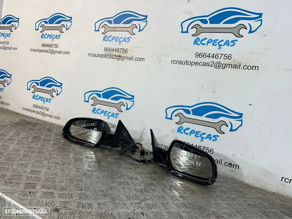 .Espelho Retrovisor Lateral Esquerdo Direito Original Audi A5 8T / A4 B8 1º fase - 4