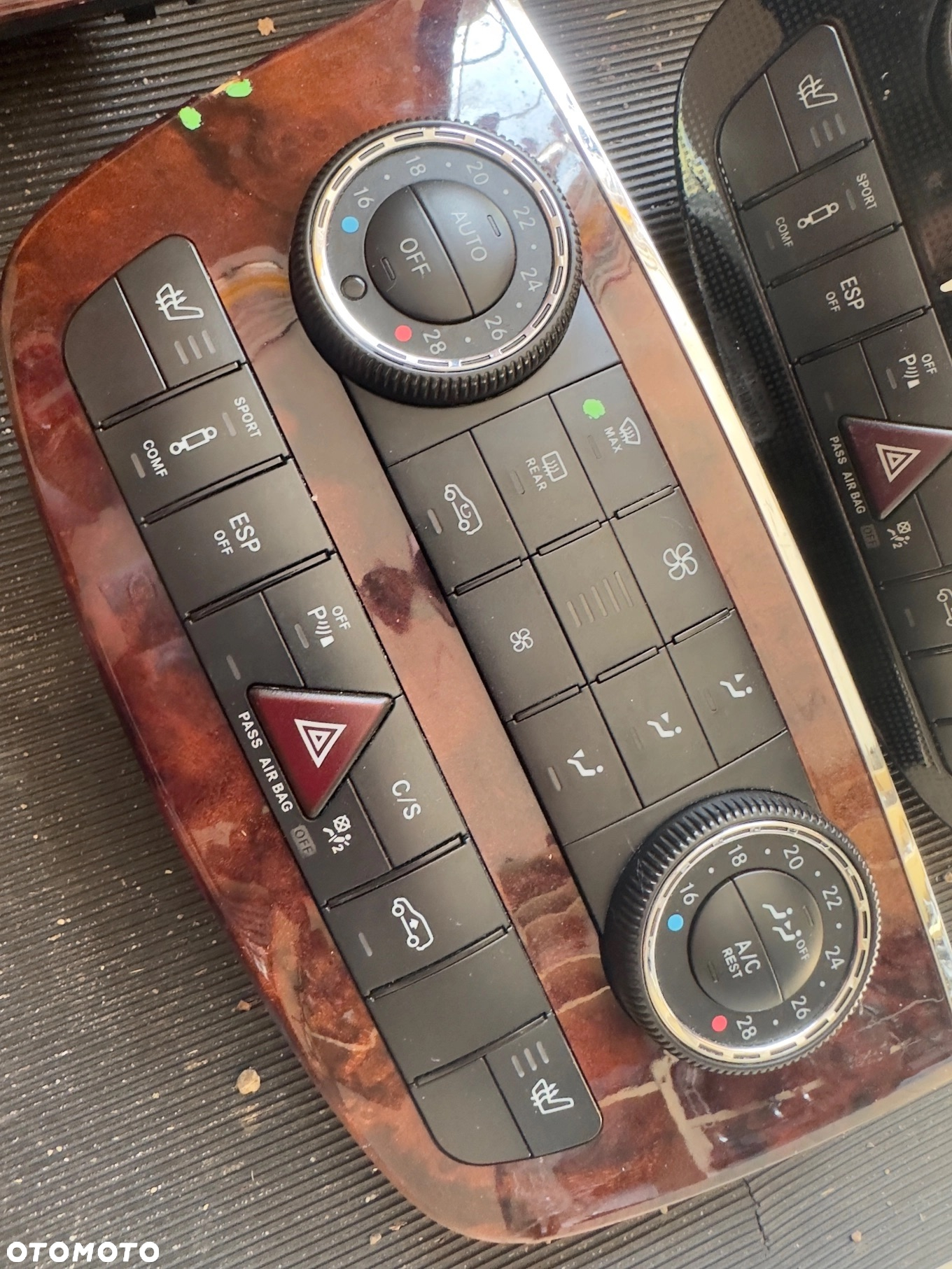MERCEDES ML GL 164 r 251 panel klimatyzacji drewno   dekor - 9