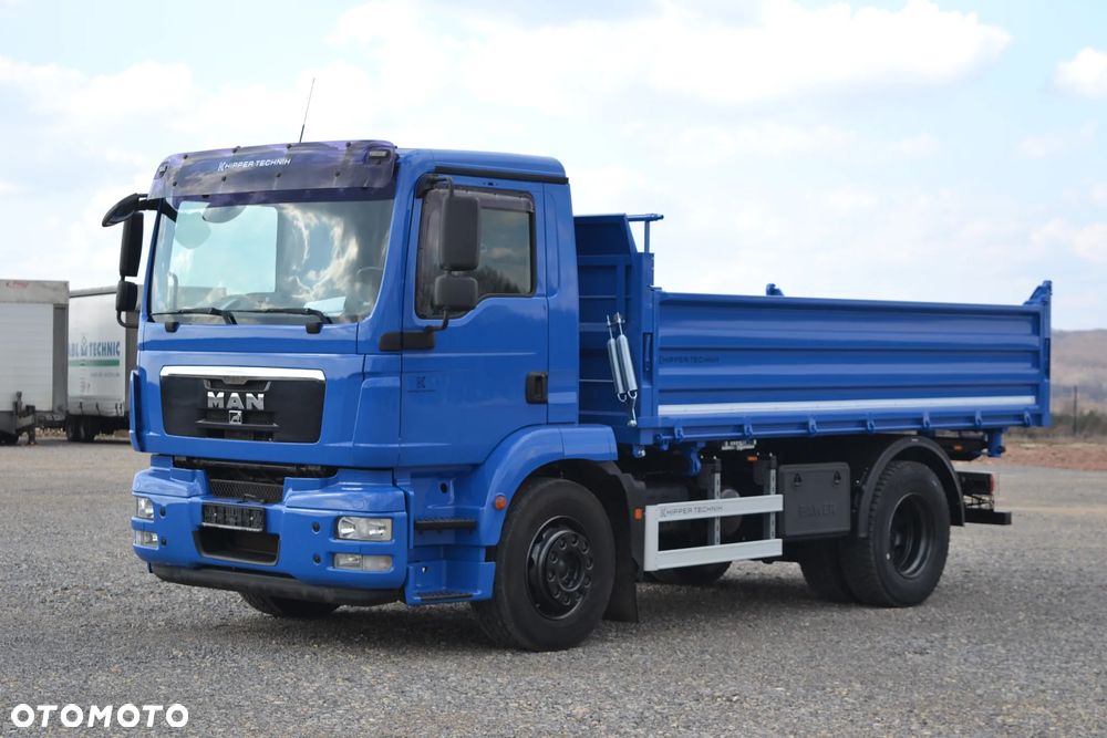 MAN TGM 18.290 18.340 Nowy 3-stronny WYWROT Kiper Wywrotka Manual Klima Blokada mostu TGL Axor Antos TGS - 9
