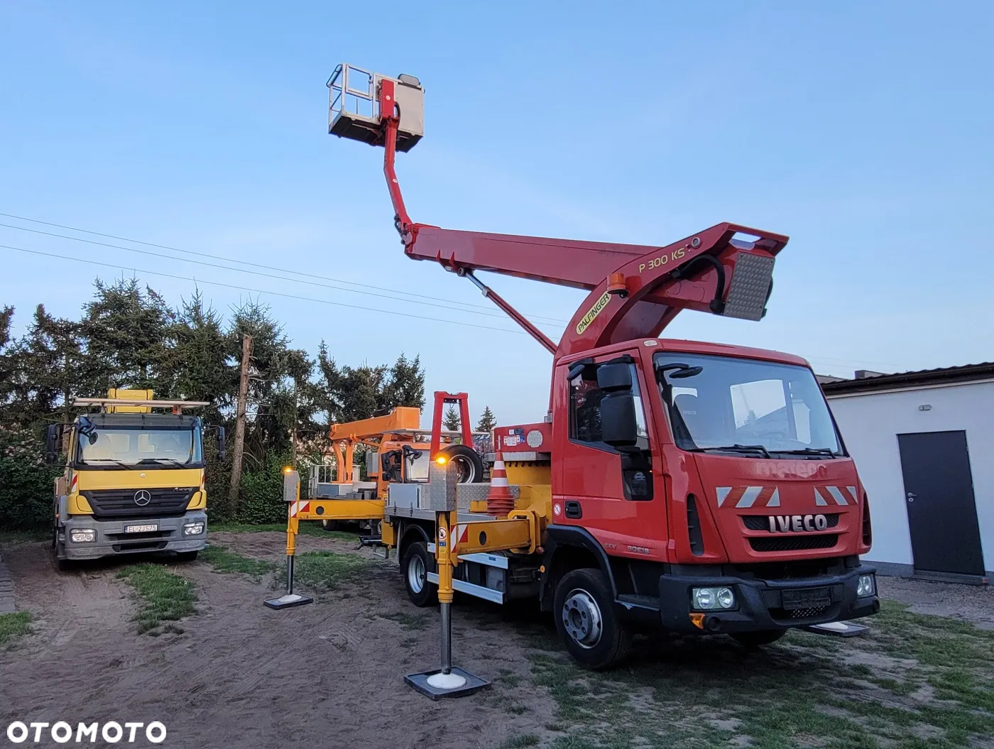Iveco podnośnik koszowy 30 m Palfinger P300 KS Wumag WT zwyżka Ruthmann Bison TKA - 6