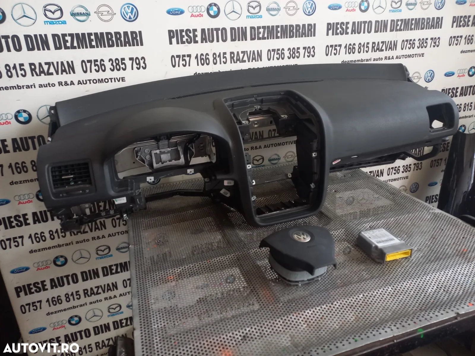 Plansa Bord Kit Airbag Vw Golf 5 Combi Break Variant Jetta Volan Stanga Europa Motor 1.4 Tsi CAX Cu - 8