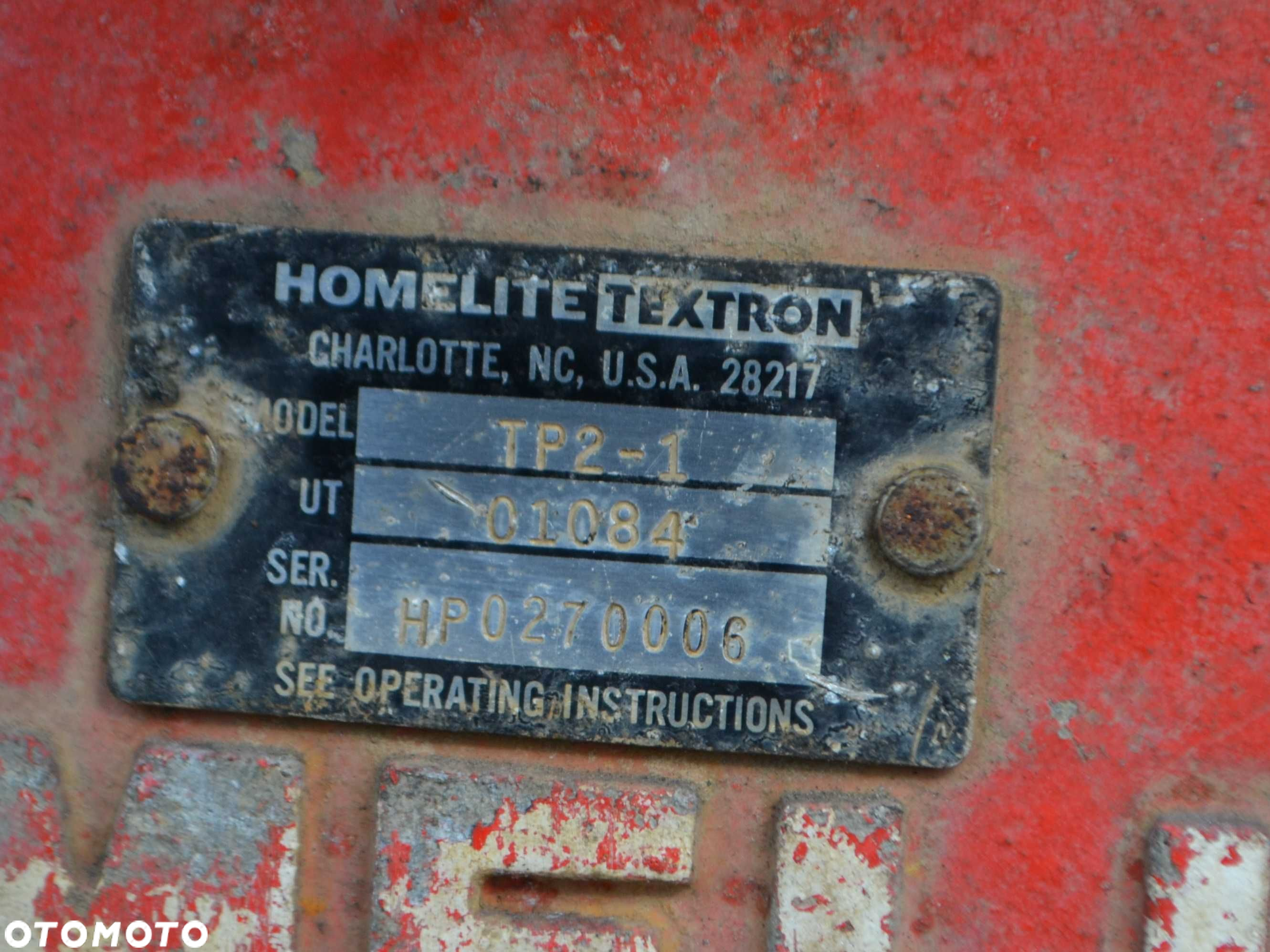 Motopompa Homelite Model TP2-1 Textron - 6