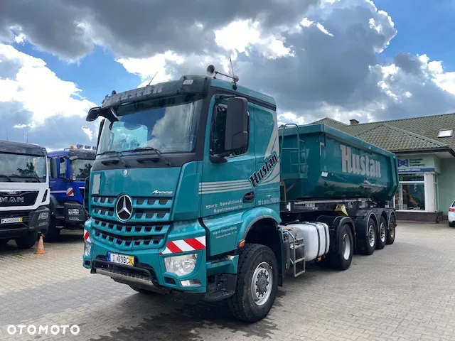 Mercedes-Benz Arocs 1843 4x4 zestaw z naczepa mulda CARNEHL - 4