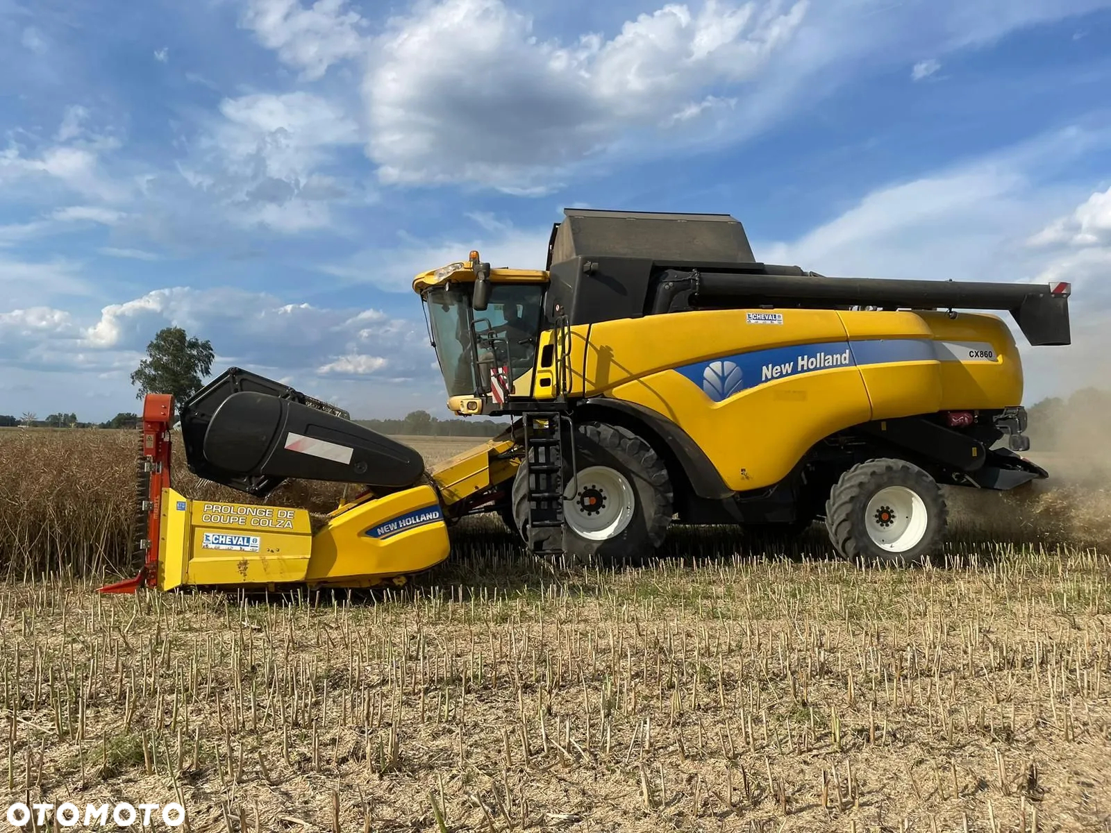New Holland New Holland CX 860 SL heder 7,3m wozek stol rzepak - 7