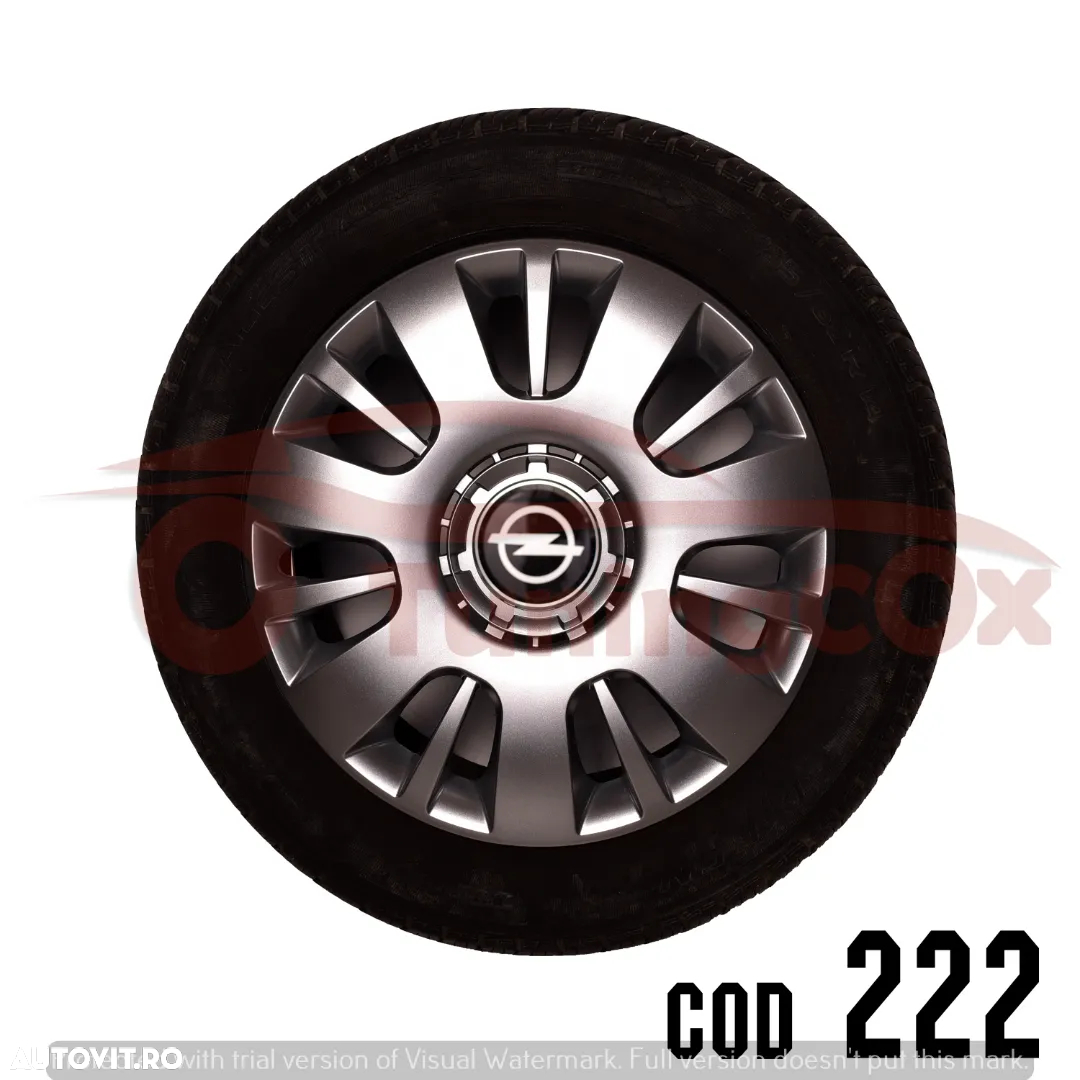 Capace roti OPEL r14  la set de 4 buc ,Capace janata aliaj - 8