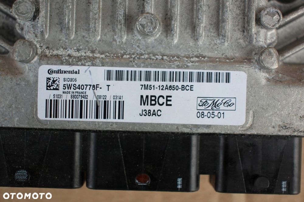 Sterownik silnika FORD Focus mk2 c-max mk1 1.8 TDCI 7M51-12A650-BCE - 5