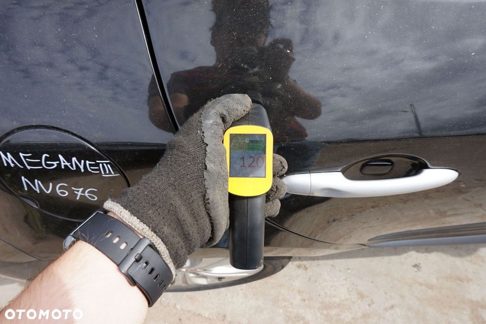 DRZWI TYLNE PRAWE MEGANE III PH1 5D HB NV676  CZARNY RENAULT 2008-2010 - 5