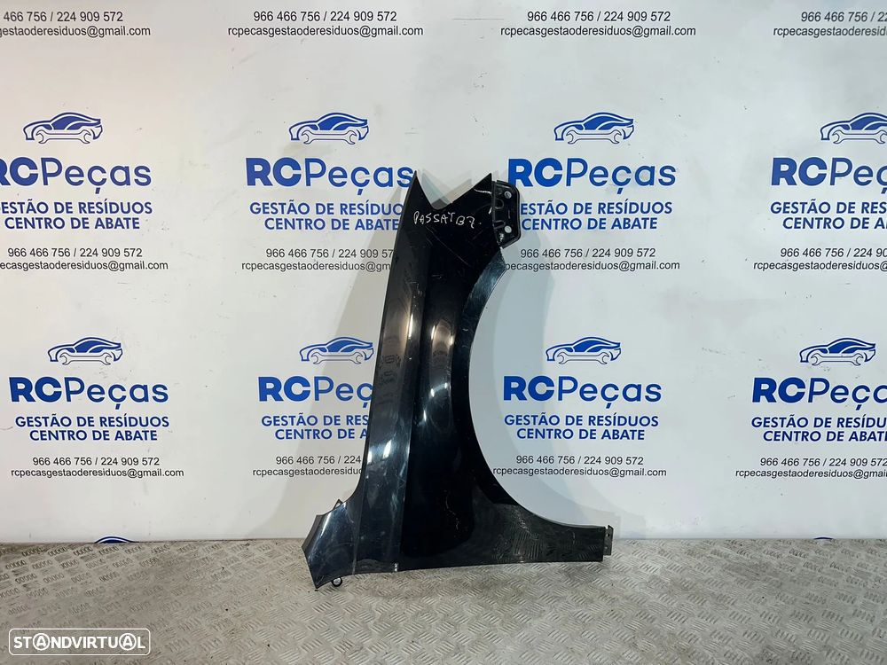 .Guardalamas Frente Frontal Esquerdo Original VW Volkswagen Passat B7 Facelift  2010 - 2015 - 5