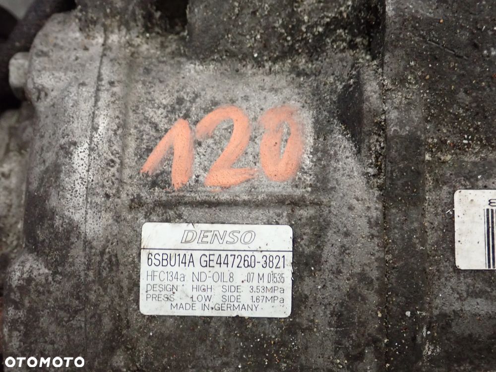 BMW 2.0 D SPRĘŻARKA KLIMATYZACJI 447260-4710 447260-3821 447260-1852 6905643 -07 - 6