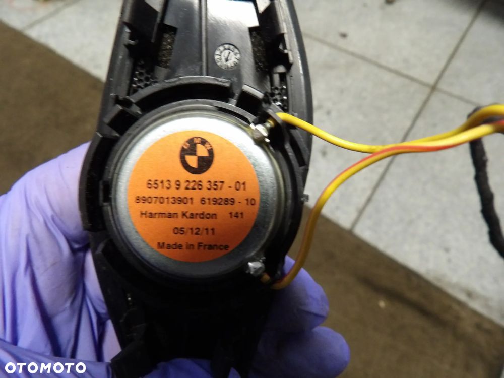 BMW - F12 - KOMPLET GŁOŚNIKÓW - DEMONTAŻ - ORYGINAŁ - 9169688  9169687  9226357  9169690  9169693  9184795 - 5