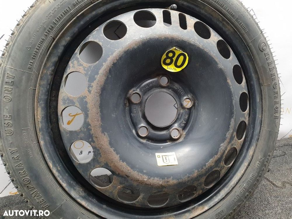 Roata slim OPEL VECTRA C Z02 2002 - 2009 1.9 CDTI Z 19 DT 400BTX16H2 , ET41 , T 115/70 R16 - 2