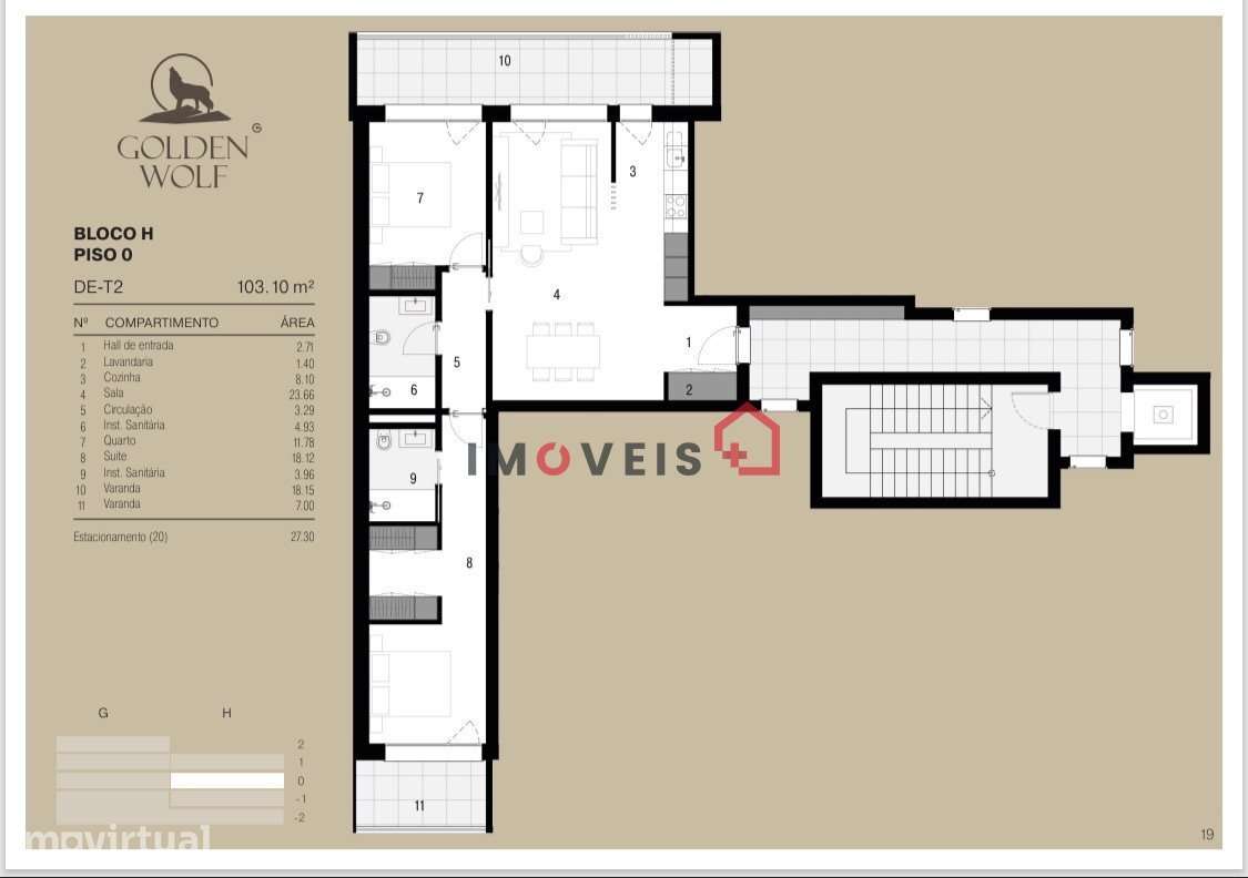 Apartamento T2 - Golden Wolf  - Telheiro, Leiria - Grande imagem: 4/24