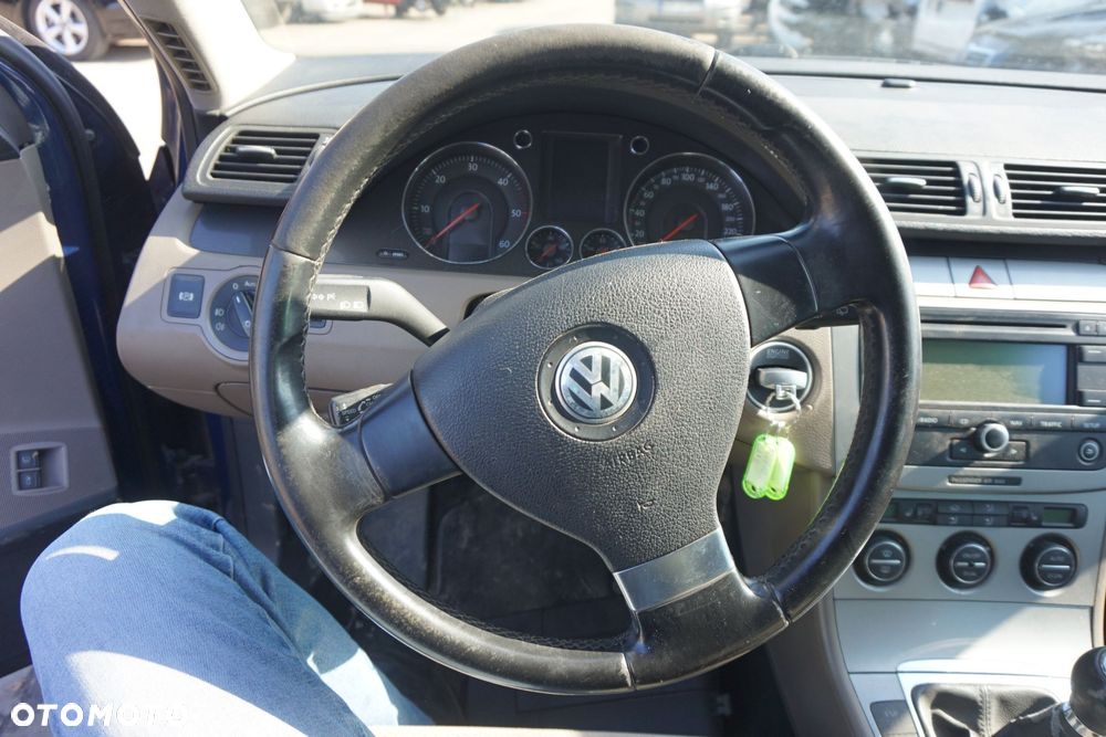 KIEROWNICA SKÓRZANA SKÓRA PASSAT B6  VOLKSWAGEN 2005-2010 - 1