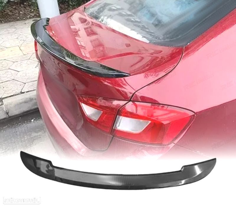 AILERON SPOILER TOYOTA YARIS SEDAN 14-17 PRETO BRILHANTE - 1