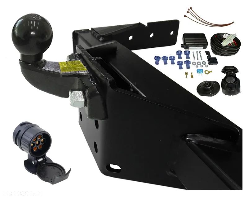 HAK HOLOWNICZY+MODUŁ13PIN IVECO DAILY 29L do 50C FURGON BLASZAK KONTENER SKRZYNIA PICKUP  1999-2014 - 2