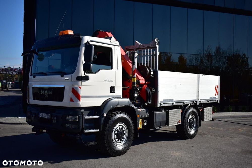 MAN TGM 18.340 4x4 PALFINGER PK 18002 HDS Żuraw Wciągarka - 9