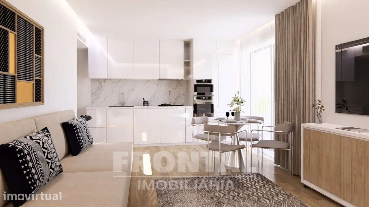 Apartamento T1 com Varanda | Condomínio Privado com Conceito Contempor - Grande imagem: 3/15