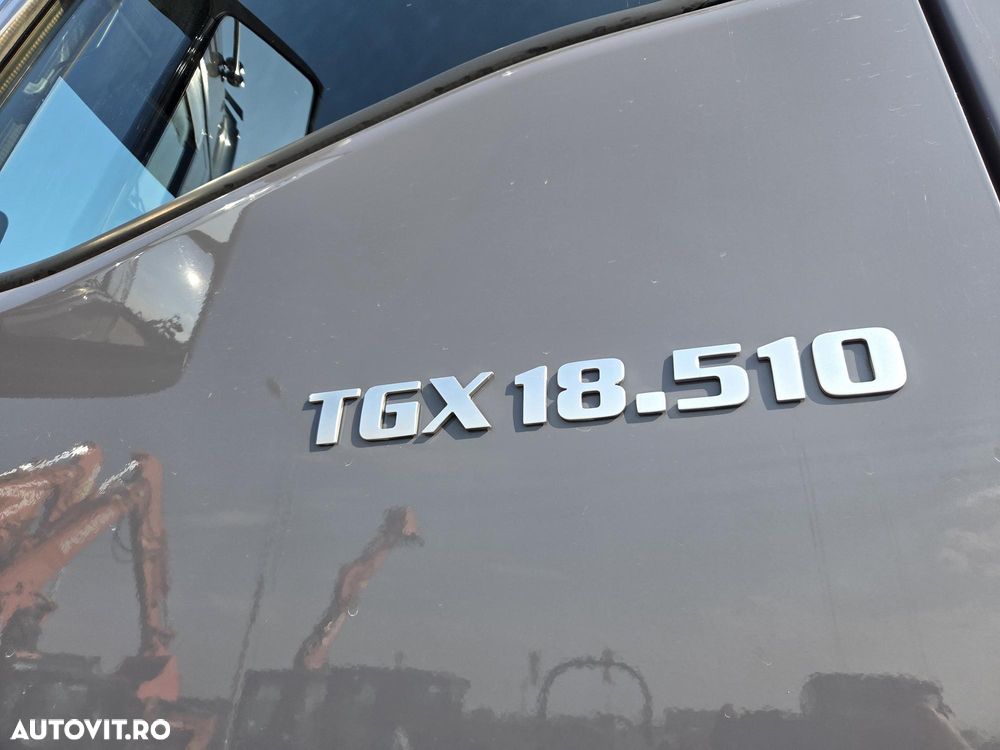 MAN TGX 18.510 4x2, 510 CP Euro 6, 2023, 126.355km, KIT BASCULARE, FULL OPTION-RULATA DOAR IN GERMANIA, Frigider, automata+intarder, rezervor 600l alum, anvelope 90% ok, posibilitate leasing 4 ani, CA NOU-PROMOTIE 66.900 EUR+Tva - 23