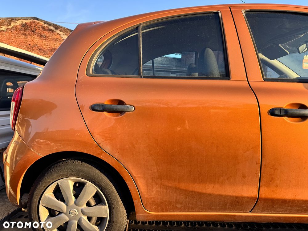 NISSAN MICRA K13 10-16 DRZWI PRAWE LEWE PRZÓD TYŁ SZYBĄ ZAMEK PODNOŚNIK KOLOR A55 G - 3