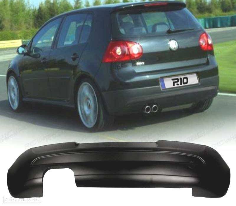 DIFUSOR TRASEIRO VW GOLF MK5 LOOK GTI 03-08 - 1