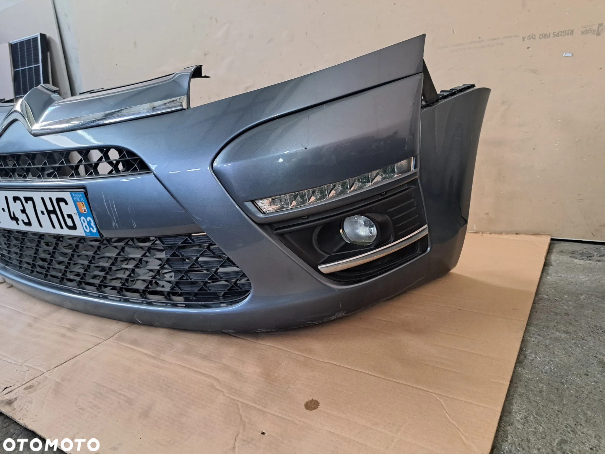 Citroen C4 Grand Picasso I lift zderzak przedni kompletny led Grand Picasso - 4