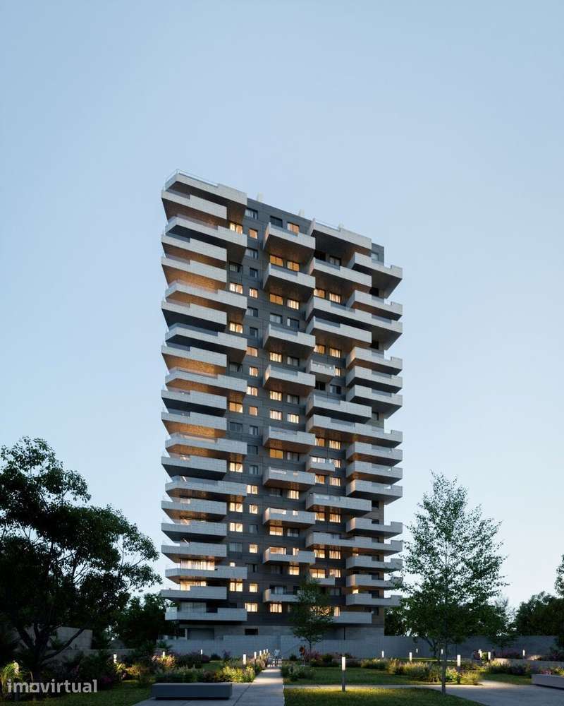 Apartamento T1 em condomínio fechado de luxo em Leça da Palmeira - Grande imagem: 2/15