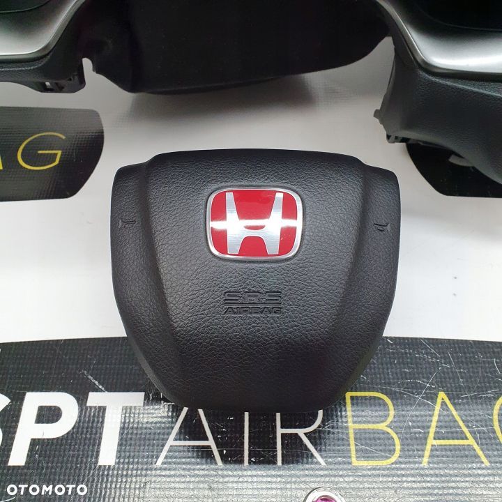 HONDA CIVIC 10 X TYPE-R DESKA ROZDZIELCZA KONSOLA KOKPIT PULPIT PODUSZKI AIRBAG AIR BAG PASY KIT SET - 7