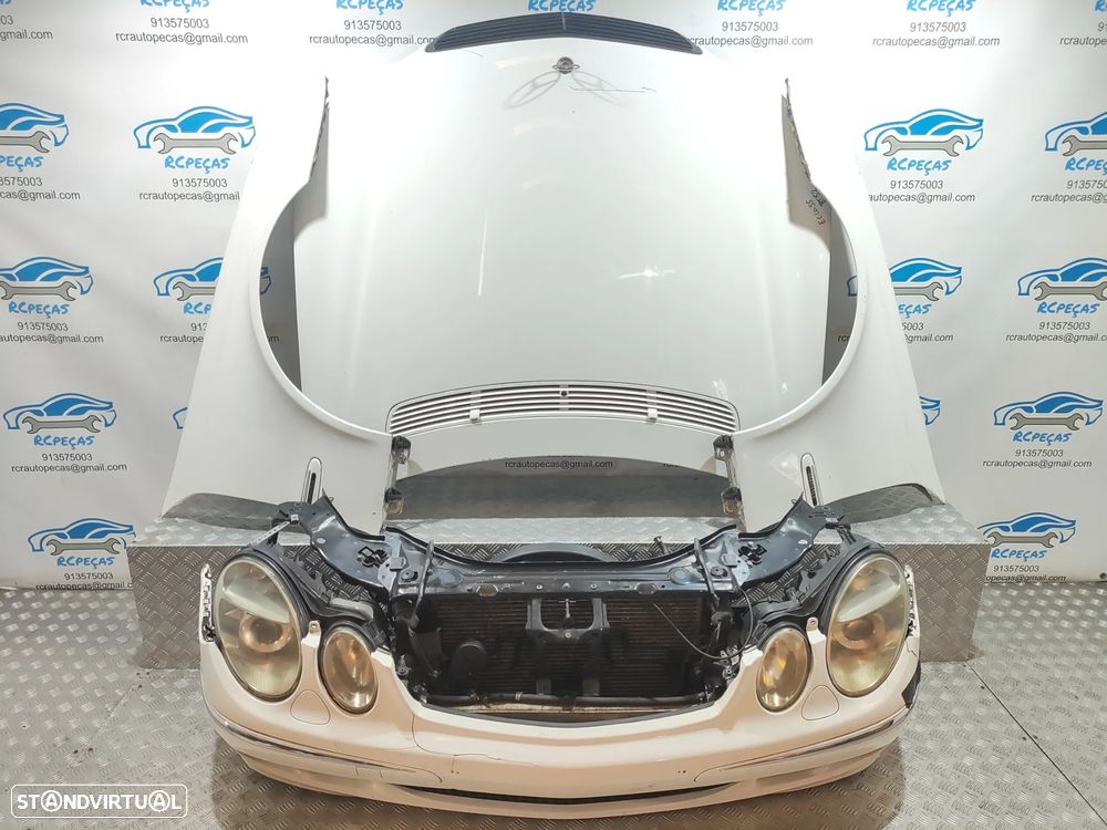 FRENTE COMPLETA MERCEDES BENZ CLASSE E W211 CAPOT PARACHOQUES GUARDA-LAMAS OTICAS XENON RADIADOR VENTILADOR FRENTE FIBRA REFORÇO - 23