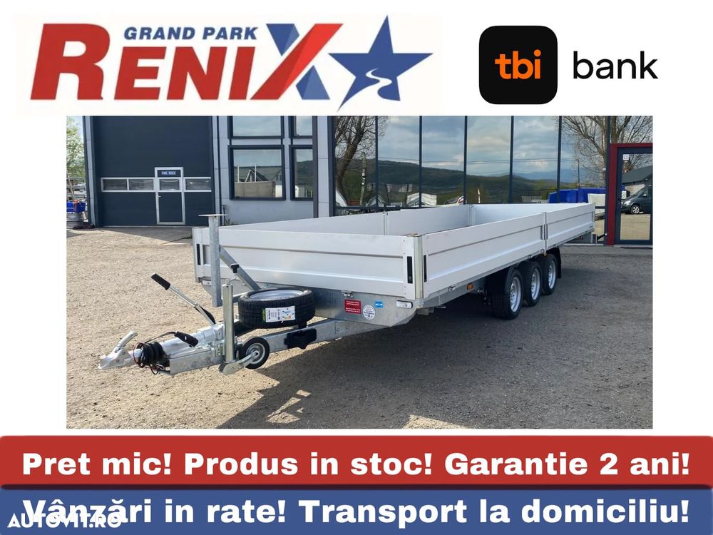 Niewiadow Remorca/Platforma auto ATLAS 6m /3 axe - 1