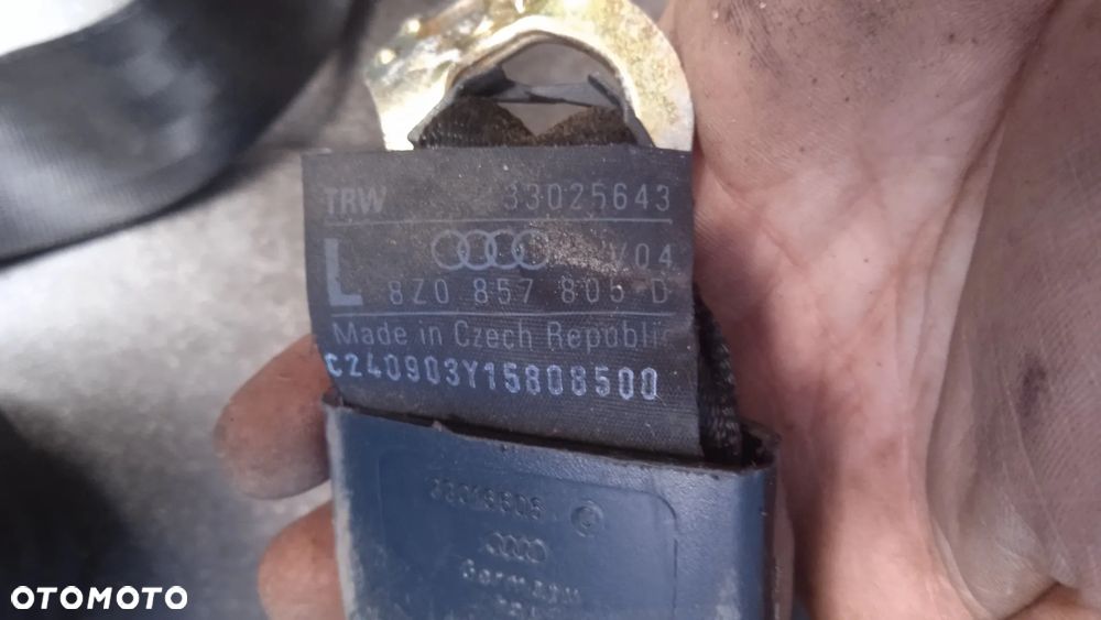 Pas bezpieczeństwa Audi A2 lewy prawy przód tył - 8