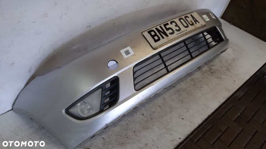 + ZDERZAK PRZÓD PRZEDNI DO FORD FIESTA MK.6 6 VI SREBRNY 62 HALOGENY - 2