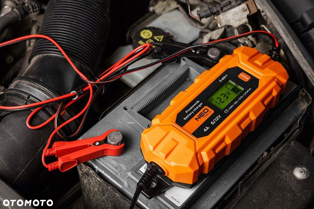 NEO ŁADOWARKA PROSTOWNIK DO AKUMULATORA 4A/70W 12V - 8