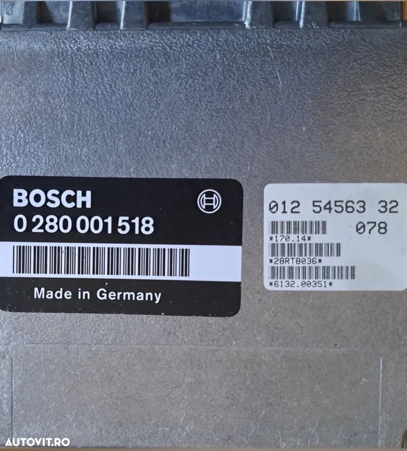 Calculator motor LH mercedes w140 cod:0125456332, A0125456332, cod bosch:0280001518 - 3