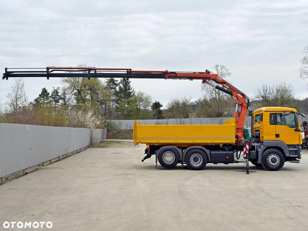 MAN TGS 28.360 * WYWROTKA 4,80m * ATLAS 165.2E - A4 + PILOT * 6x4 - 6