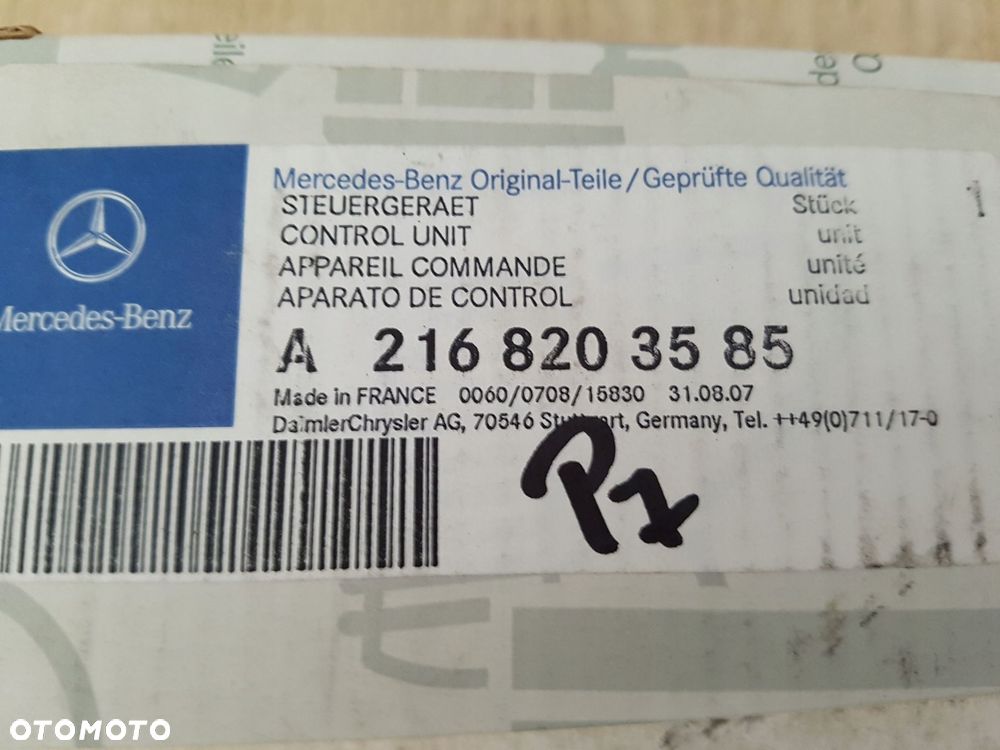mercedes moduł przetwornica a2168203585 130732911801 - 4