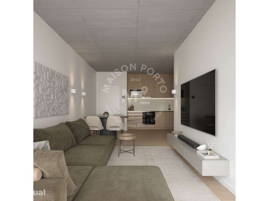 Apartamento T1 com Varanda e Lugar de Estacionamento próximo ao Hos... - Grande imagem: 3/15