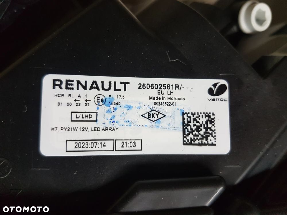 DACIA SANDERO III LOGAN III LIFT LAMPA PRZEDNIA LEWA LUB PRAWA PRZOD - 3