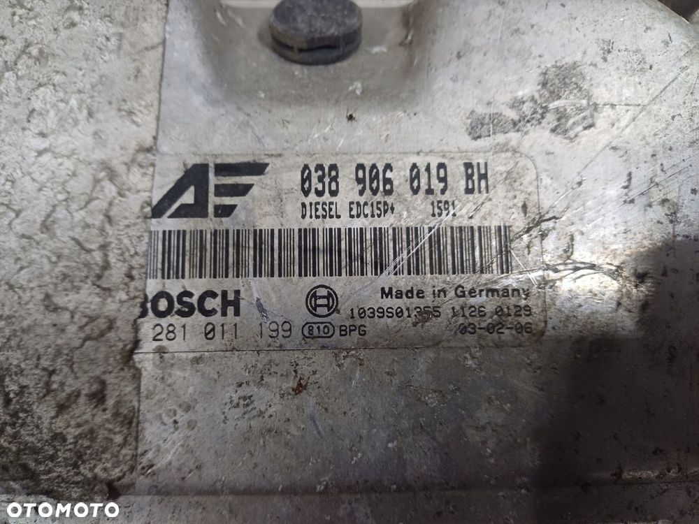 ZESTAW DO ODPALENIA KOMPUTER STEROWNIK SEAT ALHAMBRA I LIFT 1.9TDI - 2